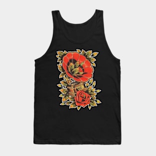 Tattoo Style Design Tank Top